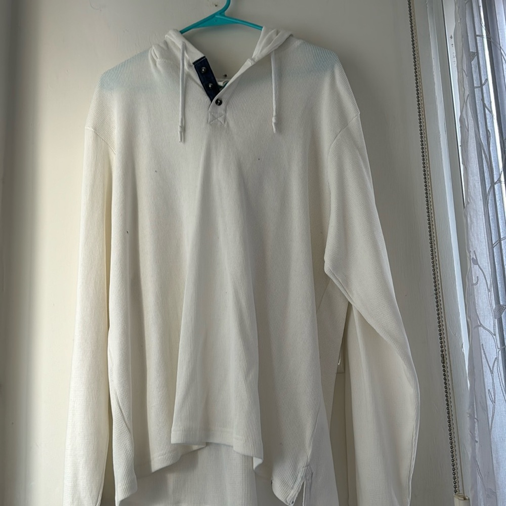 White Thermal Sweater